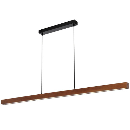 TRUSO PENDANT 30wLED L:1500 H:50 W:50 3CCT DIM BLACK 2700Lm CAB:2m