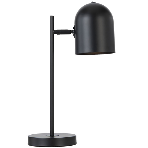 TURIN TABLE LAMP 25wE14max L260 W150 H430 switch on head BLACK SATIN