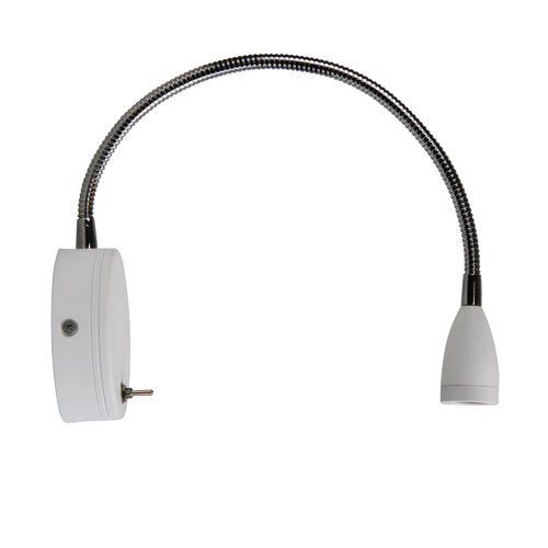 FLEXI 3W WALL LIGHT SATIN WHITE