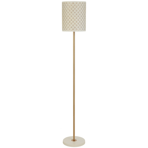 VALTOR FLOOR LAMP 25wE27max D:250 H:1520 FOOT SWT WHITE/ ANT GOLD