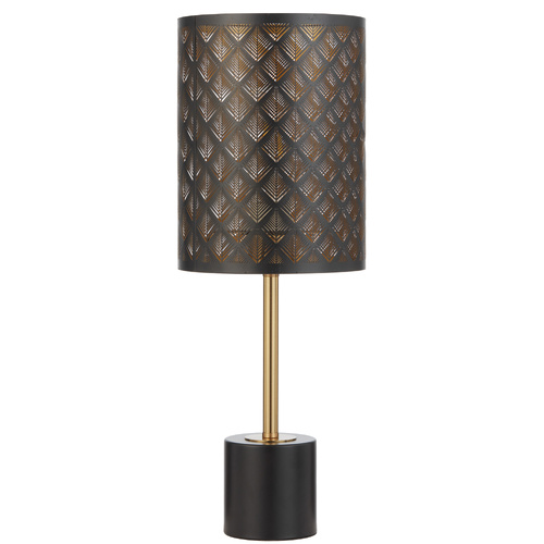 VALTOR TABLE LAMP 25wE27max D:180 H:490 INLINE SWT BLACK/ ANT GOLD