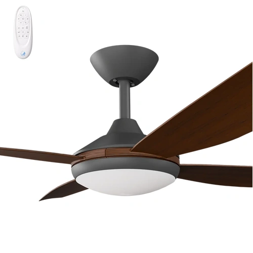 VANGA 52" KIT - BLACK WITH LIGHT (VAP-445M-BK-L) PLUS KOA BLADES (VAP-452B-KO) - TWO BOXES