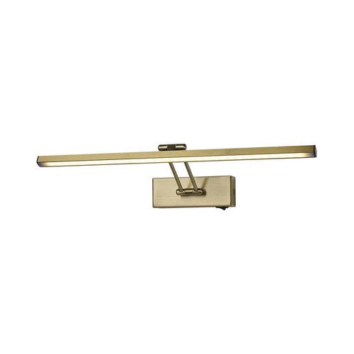 WALL Int S/M 20W LINEAR Adj Ant Brass Tri Dim FR Diff L606 1334Lm