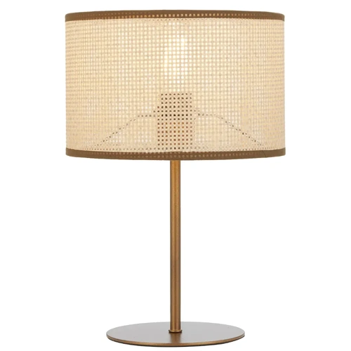 VELICE TABLE LAMP 25wE27max D250 H370 INLINE switch VINTAGE BRASS / NATURAL