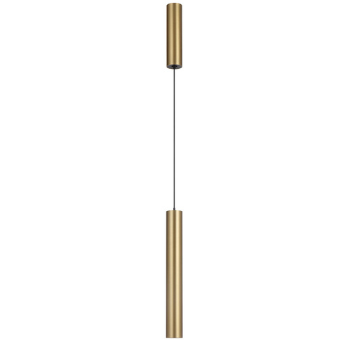 VERANO PENDANT 12wLED COB 3000K CRI>90 IP20 D:40 H:300 820Lm cab.2M NON-DIM BRASS