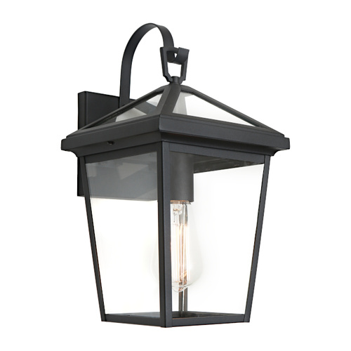 VERONA 1LT EXTERIOR WALL LIGHT BLACK