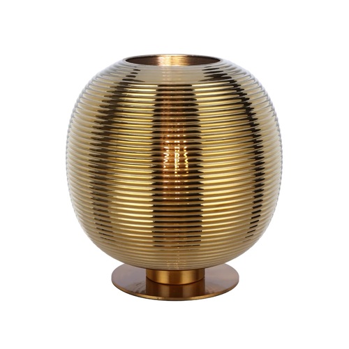VIKEN TABLE LAMP 25wE27max D:250 H:260 inline Switch ANT GOLD BASE / GOLD GLASS