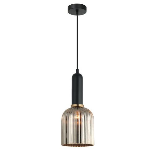 PENDANT ES Chrome Glass Ellipse OD140mm