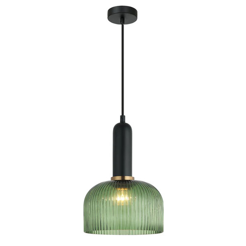 PENDANT ES Green Glass Dome OD200mm