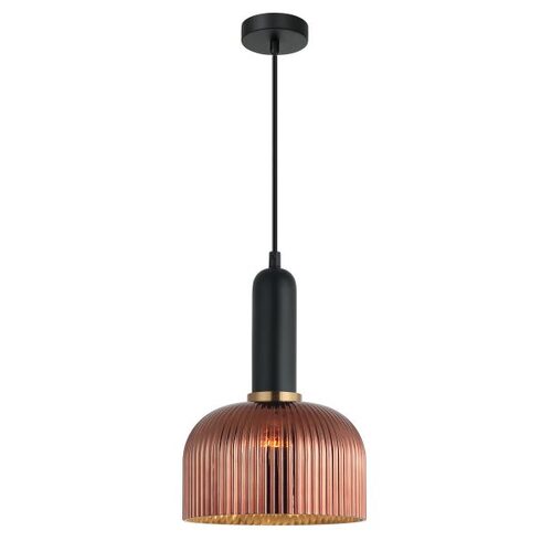 PENDANT ES Copper Glass Dome OD200mm