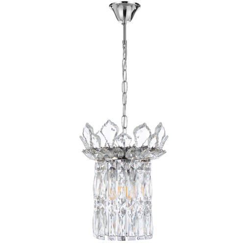 VIRELL 3LT PENDANT 3x25wE14max D:260 H:300 CHAIN.2M CHROME / CRYSTAL