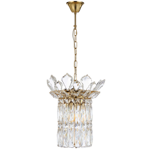 VIRELL 3LT PENDANT 3x25wE14max D:260 H:300 CHAIN.2M GOLD / CRYSTAL