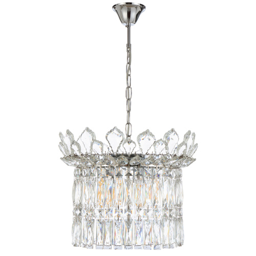 VIRELL 6LT PENDANT 6x25wE14max D:400 H:300 CHAIN.2M CHROME /  CRYSTAL