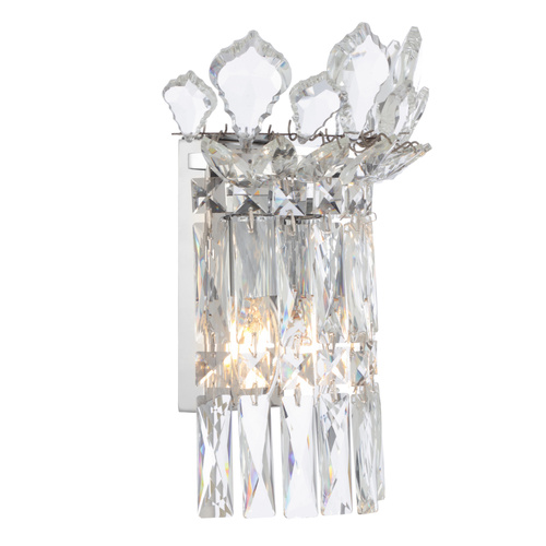 VIRELL WALL BRACKET 2x25wE14max L:260 P:170 H:300 CHROME / CRYSTAL