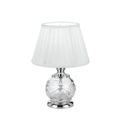 VIVIAN TABLE LAMP 40wE14max.  D:220 H:330 CHROME / WHITE