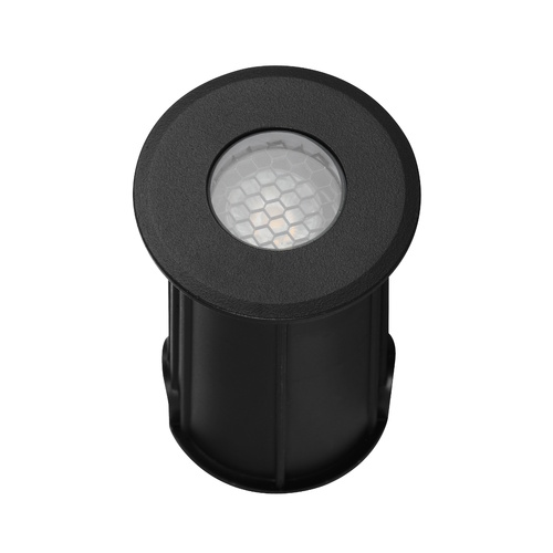 VOLAR INGROUND LIGHT 3wLED 3000K 24v 110Lm IP65 24d cab1M D52 H82 CO38 BLACK SAND