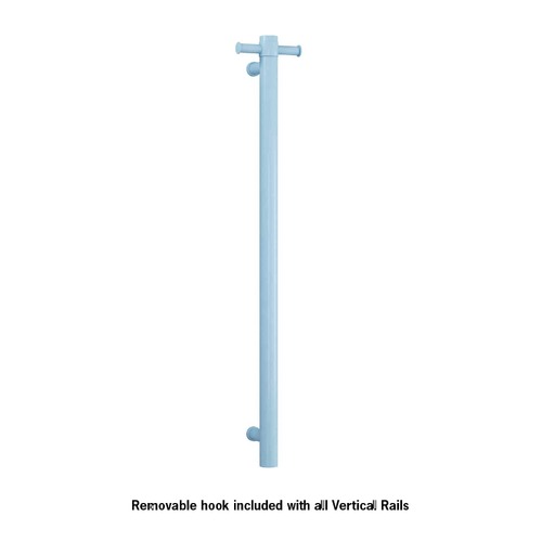 Thermorail Straight/Round 12Volt Vertical Bar 900x142x100mm 26Watts With Optional Hook - Horizon Blue