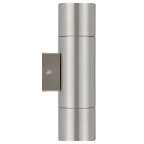 WALSH SS EXTERIOR 2x6wGU10max P:86 W:60 H:210 IP65 STAINLESS STEEL 316/honeycomb