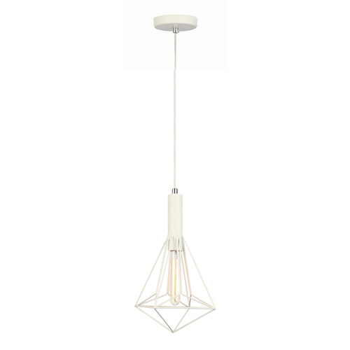 PENDANT ES Wh LGE DIAMOND CAGE OD250mm