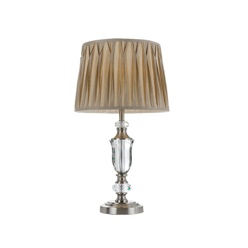 WILTON TABLE LAMP 40wE27max. D:340 H:630 NICKEL / SILVER