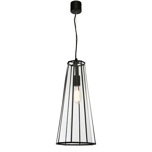 ZARA 1LT PENDANT BLACK