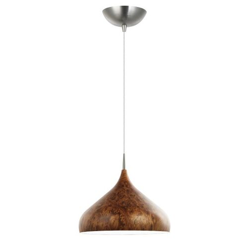 PENDANT ES Burl Wood DOME OD420mm